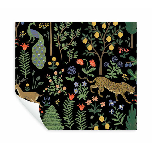Rifle Paper Co. Menagerie 20' L x 27" W Peel and Stick Wallpaper Roll